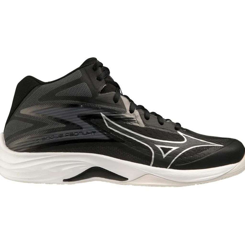 Thunder Blade Z Mid indoorschoenen black silver*Mizuno Clearance