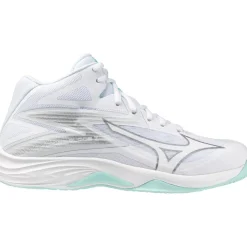 Thunder Blade Z Mid indoorschoenen dames white blue tint*Mizuno Discount