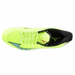 Wave Leopardus hockeyschoenen neo lime black splish splash*Mizuno