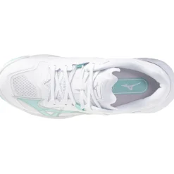 Wave Lightning Z8 indoorschoenen dames white blue tint*Mizuno Clearance