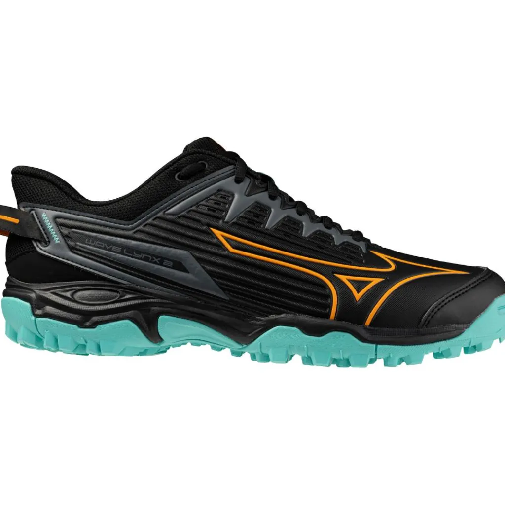 Wave Lynx 2 hockeyschoenen heren black tangelo ice green*Mizuno Outlet