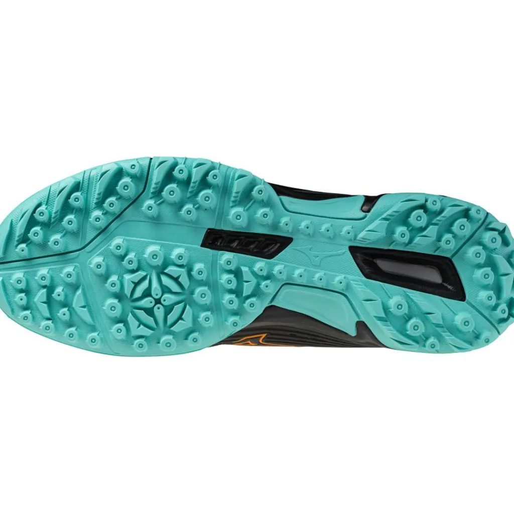 Wave Lynx 2 hockeyschoenen heren black tangelo ice green*Mizuno Outlet