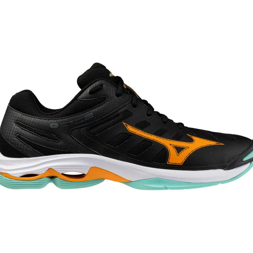 Wave Voltage 2 indoorschoenen heren black tangelo icegreen*Mizuno Sale