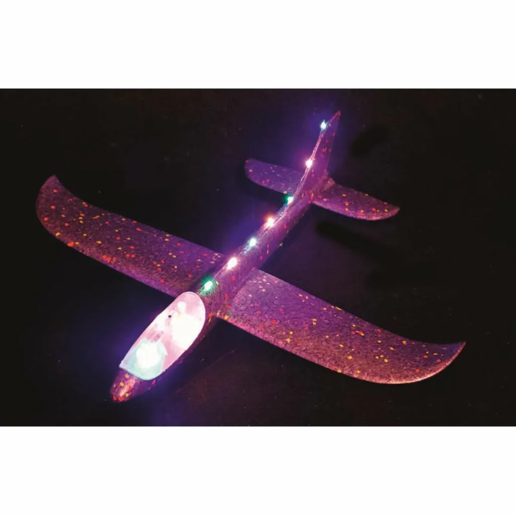 Lichtgevende zweefvliegtuig 47 cm assorti*Moses. Verlag Hot