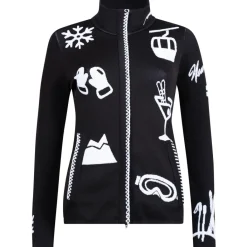 Vertige ski vest dames black white*Newland Best