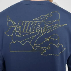 Club FT Crew Bolt sweater heren midnight navy  lightening*Nike Discount