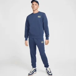 Club FT Crew Bolt sweater heren midnight navy  lightening*Nike Discount