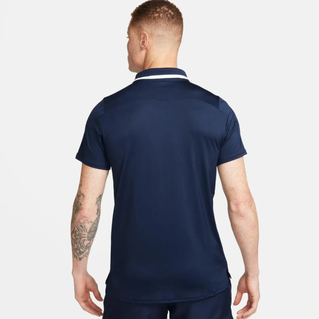 Court Advantage tennispolo heren obsidian white*Nike Clearance