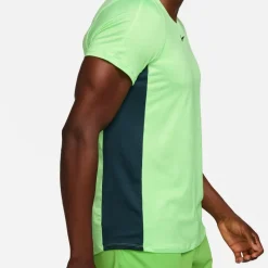 Court Dri-FIT Advantage tennisshirt heren lime  blast deep jungle black*Nike Online