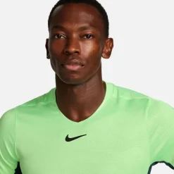 Court Dri-FIT Advantage tennisshirt heren lime  blast deep jungle black*Nike Online