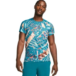 Court Dri-FIT Slam tennisshirt heren green geode teal white*Nike