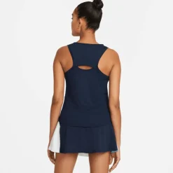 Court Victory tennis tanktop dames obsidian white*Nike Clearance