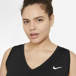 Court Victory tennis tanktop dames black white*Nike New