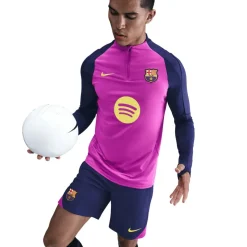 FC Barcelona Strike trainingsshirt heren purple vivid purple midwest gold*Nike Outlet