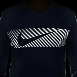 Miler Flash Dri-FIT hardloopshirt heren court  blue reflective silver*Nike