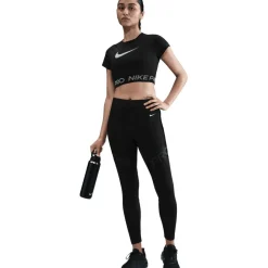 Pro SS shirt dames black white white*Nike Clearance
