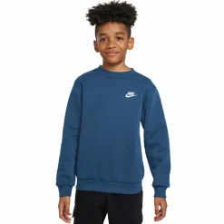 Sportswear Club Fleece sweater junior court blue white*Nike Clearance