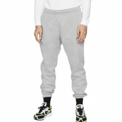 Sportswear Club Fleece joggingbroek heren dark  greyheather matte silver white*Nike Best