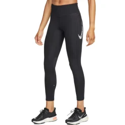 Swoosh Fast hardloopbroek dames black white*Nike