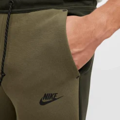 Tech Fleece joggingbroek heren sequoia medium olive black*Nike Best
