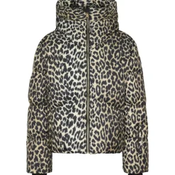 Newport Leopard winterjas dames hummus*NIKKIE Hot