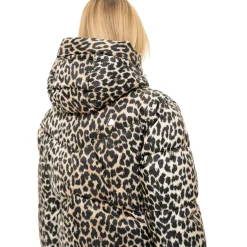 Newport Leopard winterjas dames hummus*NIKKIE Hot