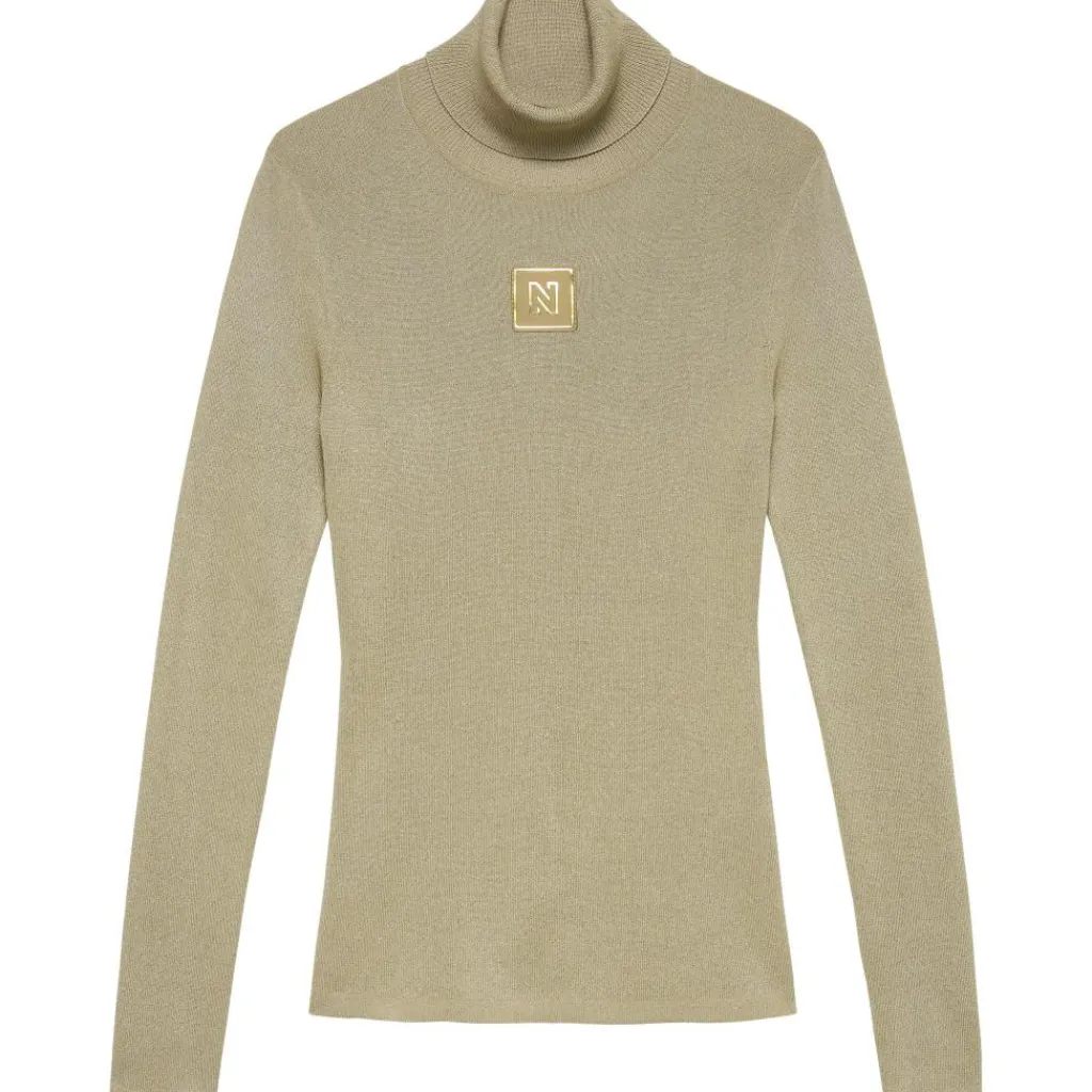 Noroton Shiny sweater dames gold*NIKKIE Hot