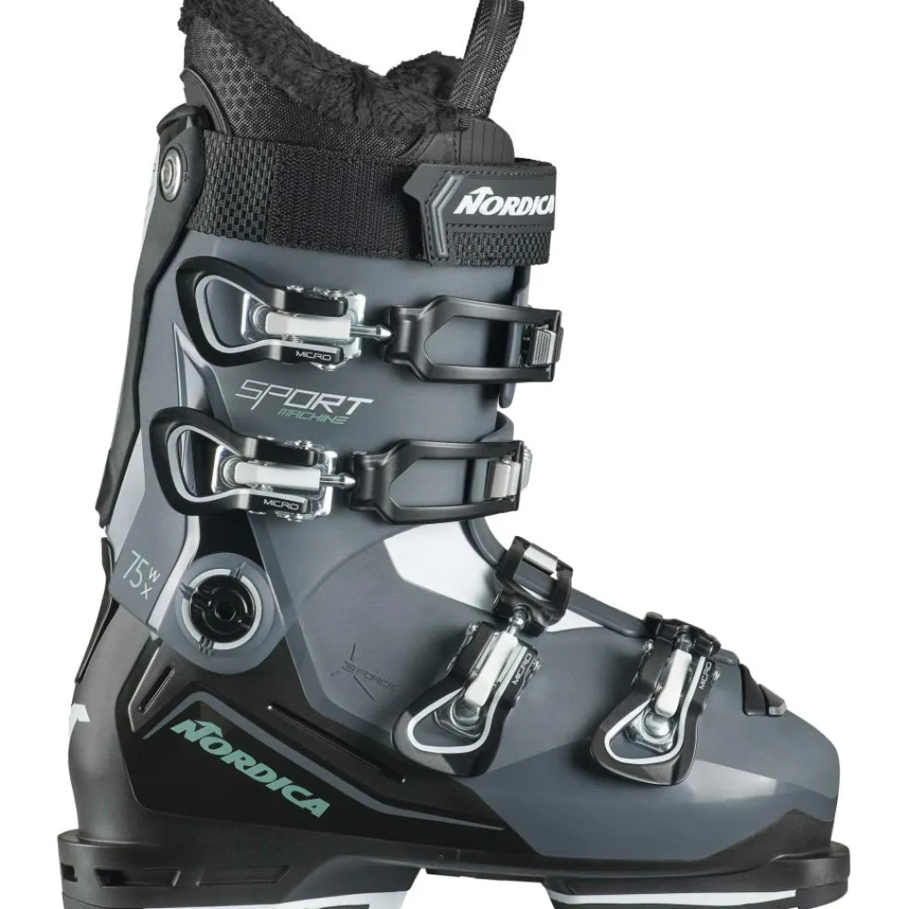 Sportmachine 3 75X GW skischoenen dames anthracite black green*Nordica Clearance