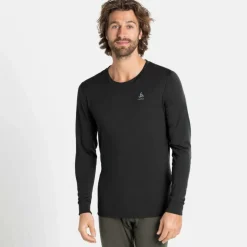 Natural 100 Merino Warm LS thermoshirt heren black*ODLO