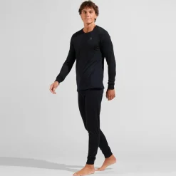 Natural Merino 200 LS thermoshirt heren black*ODLO