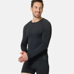 Performance Light Eco LS thermoshirt heren black*ODLO Outlet