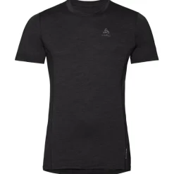 Performance Wool Light SS thermoshirt heren black*ODLO Outlet