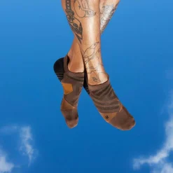 Low hardloopsokken heren cacao black*On Outlet