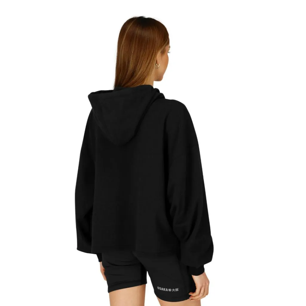 Cropped hoodie dames black*Osaka