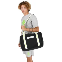 Duffel sporttas black*Osaka Outlet