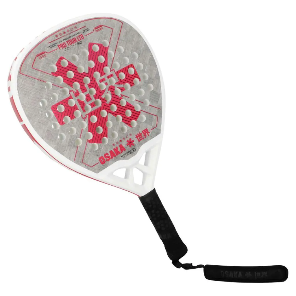 Pro Tour LTD padel racket silver red*Osaka Hot
