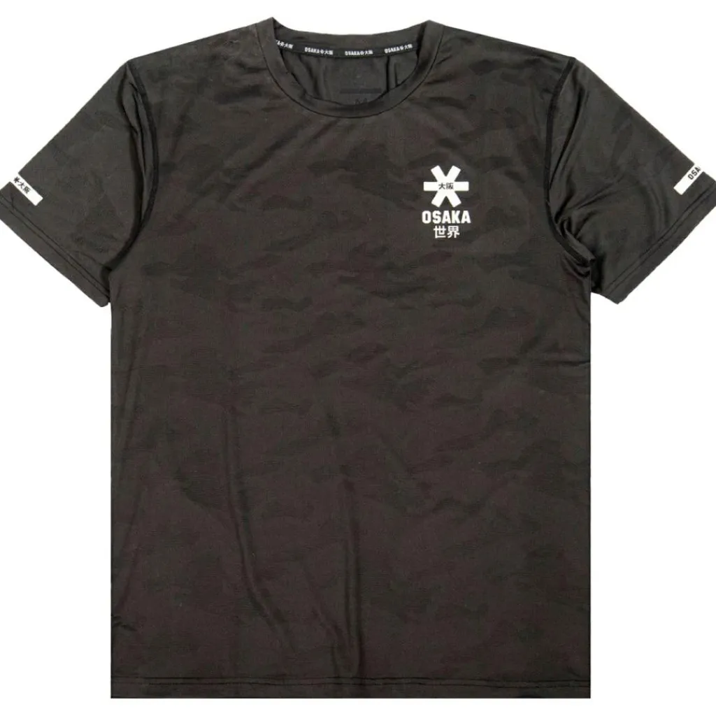 TRN00405 hockeyshirt heren black*Osaka Best