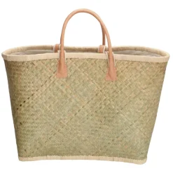 Penjy rieten strandtas natuur*PE Florence
