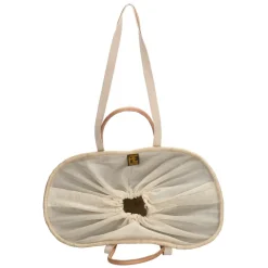  Penjy rieten strandtas natuur*PE Florence