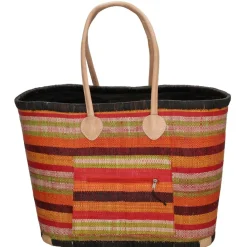  Raffia strandtas red*PE Florence New