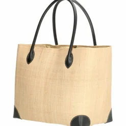  Rieten strandtas natuur*PE Florence New