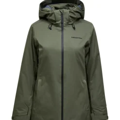 ANIMA softshell winterjas dames pine needle*Peak Performance New