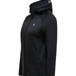  RIDER ESSENTIALS hoodie vest dames black*Peak Performance Best