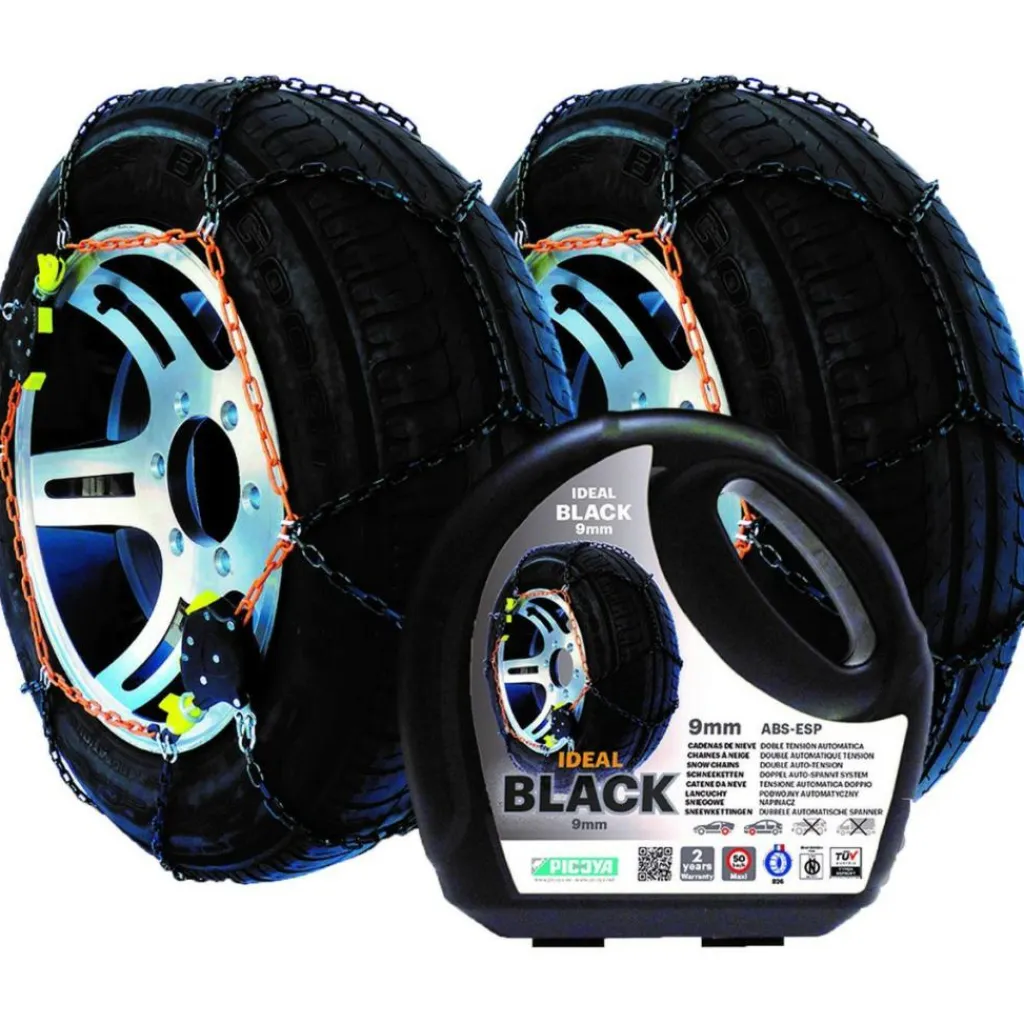 Ideal Black 12 sneeuwkettingen*Picoya Outlet