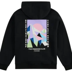 CL hoodie dames black*Poederbaas