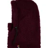 Fluffy balaclava bordeaux*Poederbaas Best