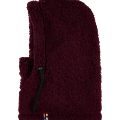 Fluffy balaclava bordeaux*Poederbaas Best