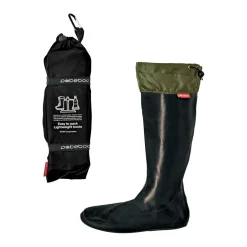Opvouwbare regenlaarzen black green*Pokeboo Discount