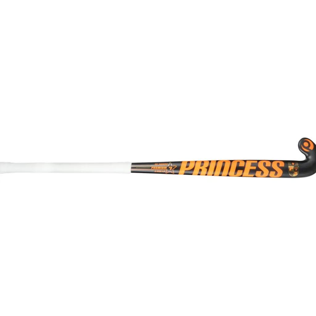 Premium 7 STAR SG9 Low Bow hockeystick junior black orange*Princess Hockey Online