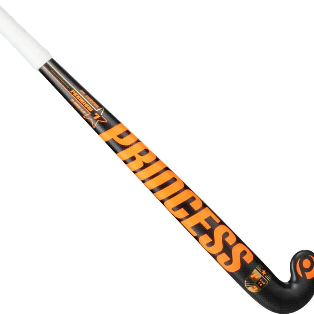 Premium 7 STAR SG9 Low Bow hockeystick junior black orange*Princess Hockey Online